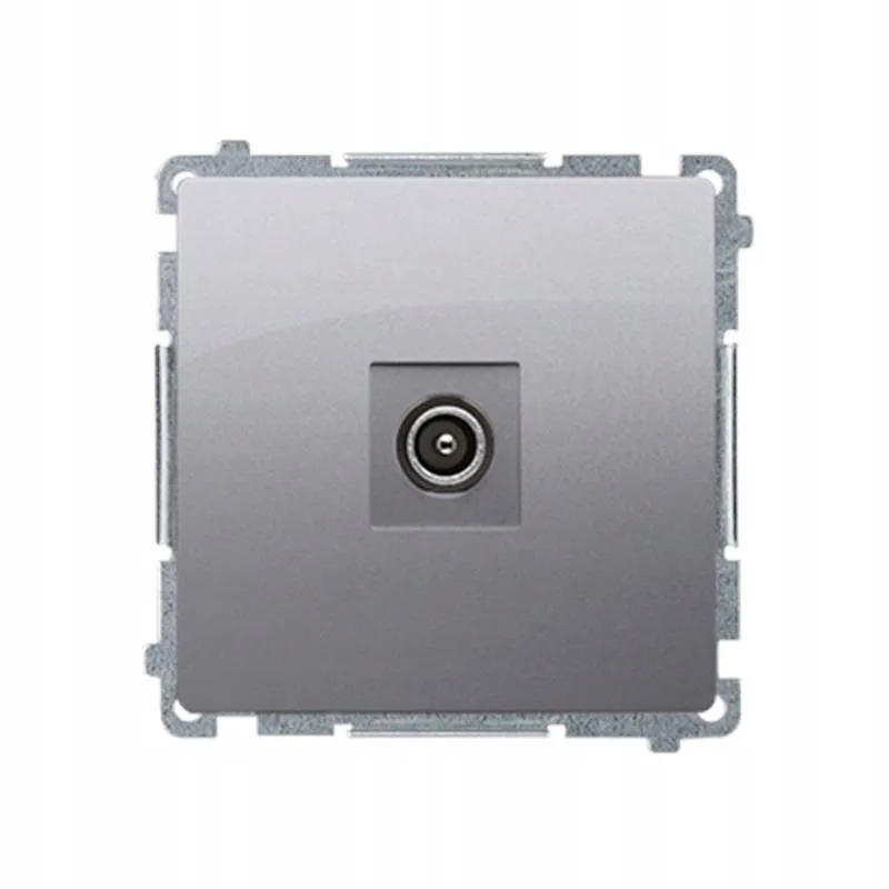 simon-basic-inox-gniazdo-antenowe-bmak3-01-21-stan-nowy