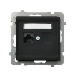 ospel-sonata-czarny-gniazdo-komputer-gpk-1r-k-m-33