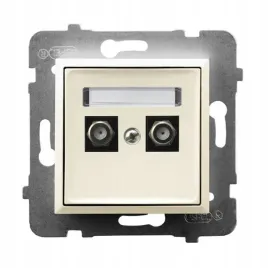 ospel-aria-ecru-gniazdo-x2-typu-f-gpa-2uf-m-27