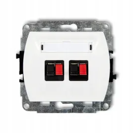 karlik-trend-bialy-gniazdo-glosnikowe-gg-2