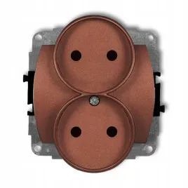 karlik-trend-braz-met-gniazdo-2x-do-ramki-9gpr-2