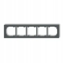 karlik-deco-grafitowy-mat-ramka-5-krotna-28dr-5
