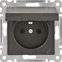 hager-lumina-czarny-gniazdo-z-uziemieniem-z-klapka