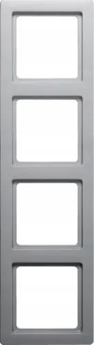 berker-q1-aluminium-ramka-4-stan-nowy