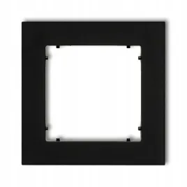 karlik-mini-czarny-mat-ramka-1-krotna-12mr-1