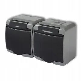 karlik-junior-popiel-grafit-gniazdo-natynkowe-podwojne-ip54-30ghe-2