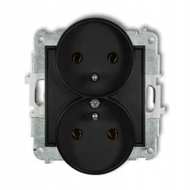 karlik-mini-czarny-mat-gniazdo-podwojne-12mgpr-2z