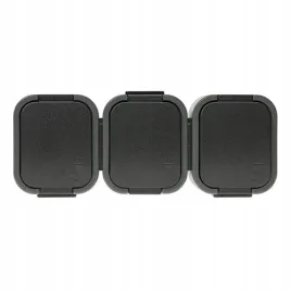 abex-b2-szary-czarny-gniazdo-potrojne-ip54