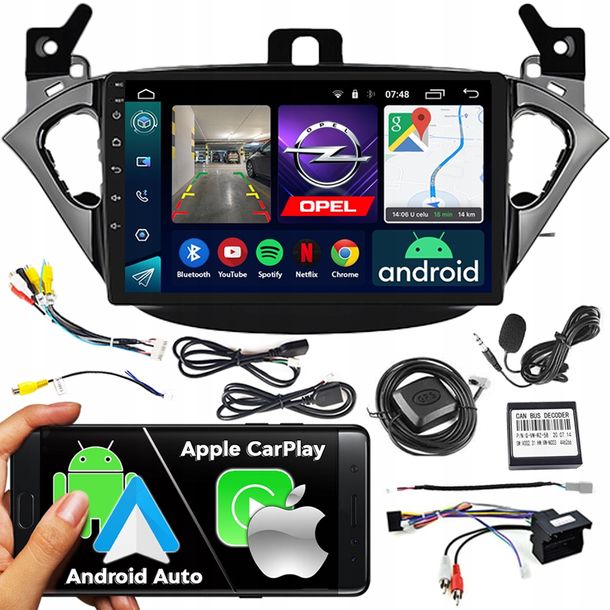 RADIO SAMOCHODOWE 2DIN NCS RS-305 OPEL CORSA E 2014-2019 ANDROID NAWIGACJA