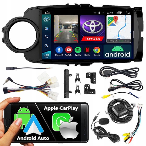 RADIO SAMOCHODOWE NCS RS-305 TOYOTA YARIS 3 III 2011-2020 BLACK ANDROID