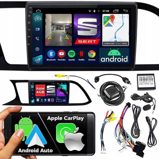 RADIO SAMOCHODOWE NCS RS-305 SEAT LEON 3 III 2012-2020 ANDROID NAWIGACJA