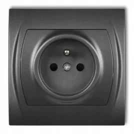 karlik-logo-grafit-gniazdo-pojedyncze-0-11lgp-1z