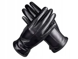 rekawiczki-skorzane-damskie-skora-cieleca-ocieplane-czarne-na-jesien-zime