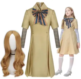 stroj-kostium-przebranie-sukienka-megan-m3gan-lalka-halloween-134-140-cm
