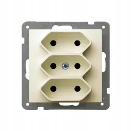 ospel-as-ecru-gniazdo-potrojne-gp-3g-m-27