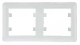 hager-lumina-2-bialy-ramka-2-pozioma