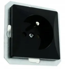 abex-perla-czarny-mat-gniazdo-pojedyncze-0