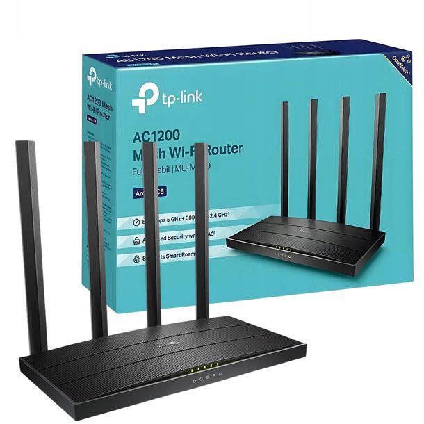 ROUTER WIFI SIECIOWY RUTER ACCESS POINT TP-LINK ARCHER C6