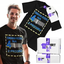 prezent-na-40-urodziny-koszulka-z-nadrukiem-tshirt-meski-zmiana-kodu-na-4
