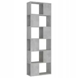 regal-na-ksiazki-przegroda-szarosc-betonu-60x24x186-cm