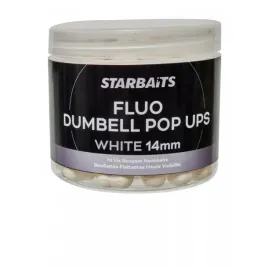 starbaits-kulki-pop-up-fluo-dumbell-white-14mm