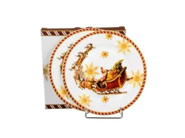komplet-2-talerzy-deserowych-19-cm-santa-on-sleigh