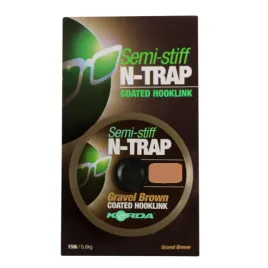 korda-plecionka-n-trap-semi-stiff-30lb-gravel-brown