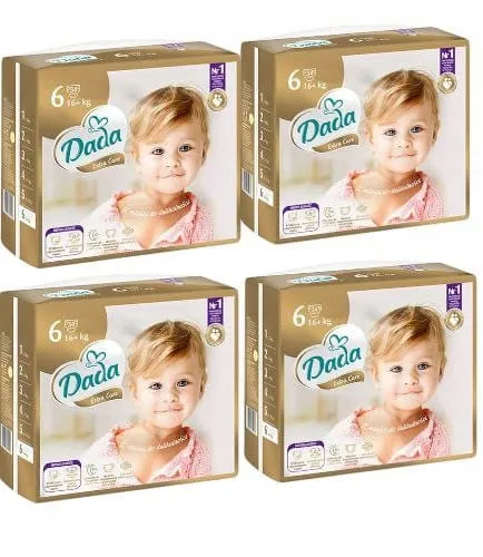 Dada Pieluchy jednorazowe Extra Care 6 extra large 16+ kg 4x34 szt. 136szt