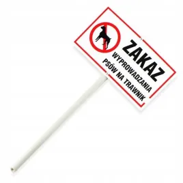 tabliczka-trzon-zakaz-wyprowadzania-psow-trawnik