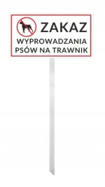 trzonek-slupku-aluminium-zakaz-psow-na-trawnik