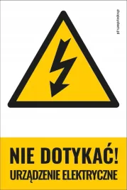 naklejka-nie-dotykac-urzadzenie-elektryczne-zolta