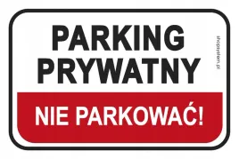 tabliczka-parking-prywatny-nie-parkowac-30x20