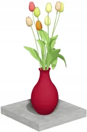 polka-kwietnik-scienny-na-kwiaty-rosline-20x20-jasny-atelier-beton-kolki