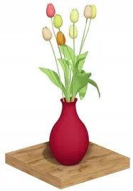 polka-kwietnik-scienny-kwiaty-rosline-20x20-dab-wotan-kolki