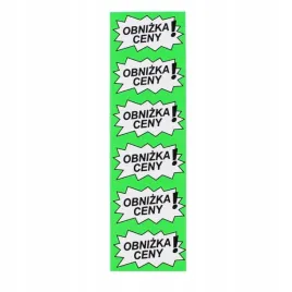 cenowki-samoprzylepne-obnizka-ceny-30szt-zielone