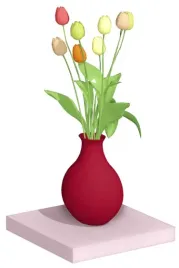 polka-kwietnik-wiszacy-scienny-kwiaty-rosline-20x20-rozowy-roz-kolki