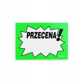 cenowki-laminowane-a7-przecena-10szt-zielone