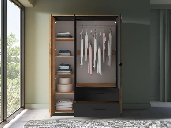 urso-02-szafa-3d2s-kolor-mebla-dab-craft-zloty-czarny