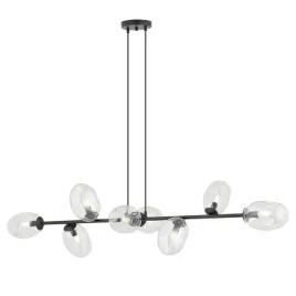 pandora-8-bl-czarna-lampa-wiszaca-nad-stol-dluga-140cm-klosze-transparent