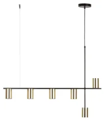 vendo-6-czarna-lampa-liniowa-nowoczesna-klosze-mosiadz-90cm