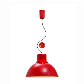regulowana-lampa-wiszaca-reflex-maxi-czerwony-blyszczaca