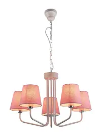 york-5-zyrandol-klasyczny-bialy-klosze-rozowe