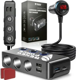 rozdzielacz-gniazda-zapalniczki-12-24v-4xusb-woltomierz-qc-3-0-7w1-120w