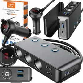 rozdzielacz-rozgaleznik-zapalniczki-4-usb-qc-i-pd