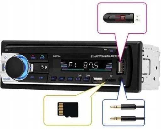 radio-samochodowe-bluetooth-1din-usb-aux-tf-pilot