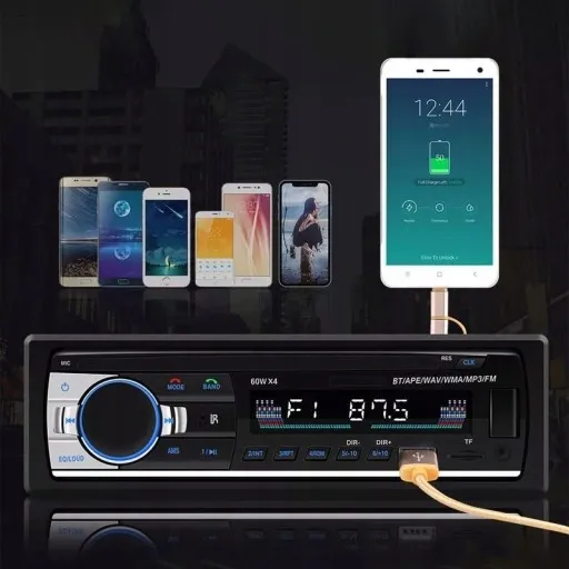 radio-samochodowe-bluetooth-1din-usb-aux-tf-pilot-stan-nowy