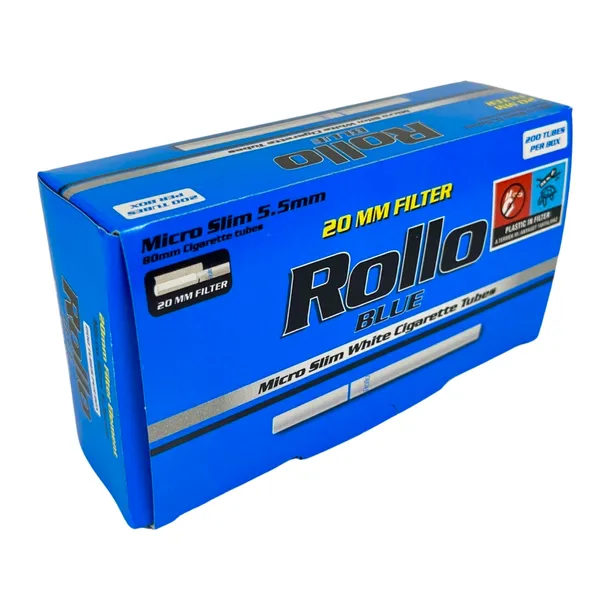 200-gilz-rollo-blue-micro-slim-55mm-80-20-biale-tutki-gilzy-papierosowe