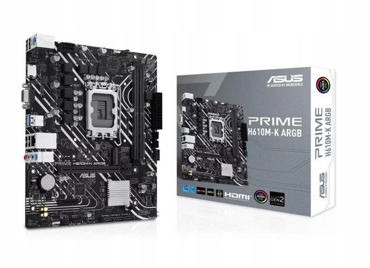 ﻿Płyta główna ASUS PRIME H610M-K ARGB