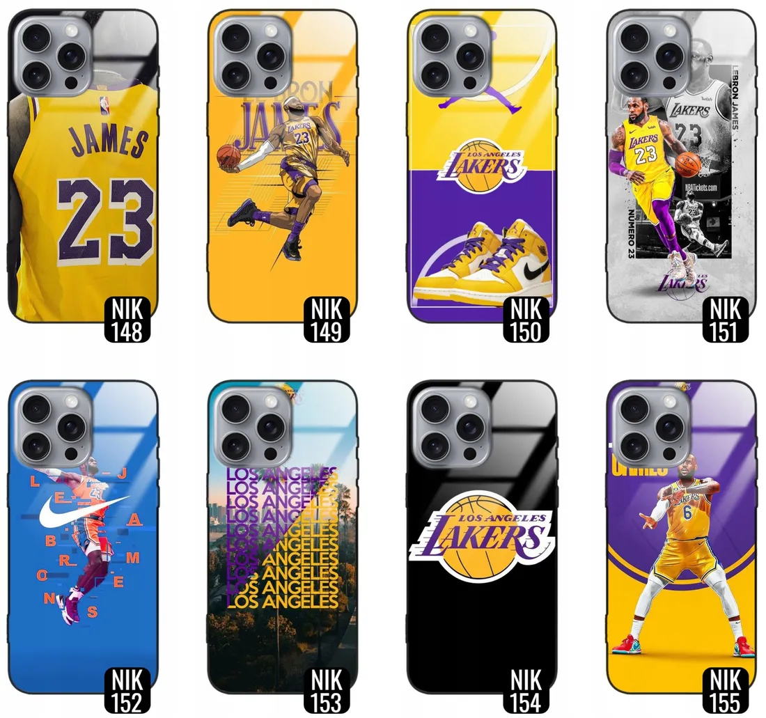 Mac (Apple) - メガネ Etui Szkalne Do IPHONE 16 PRO MAX Glass Black Koszykówka NBA