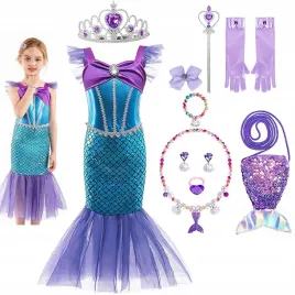 kostium-przebranie-malej-syrenki-ksiezniczka-sukienka-dodatki-92-104